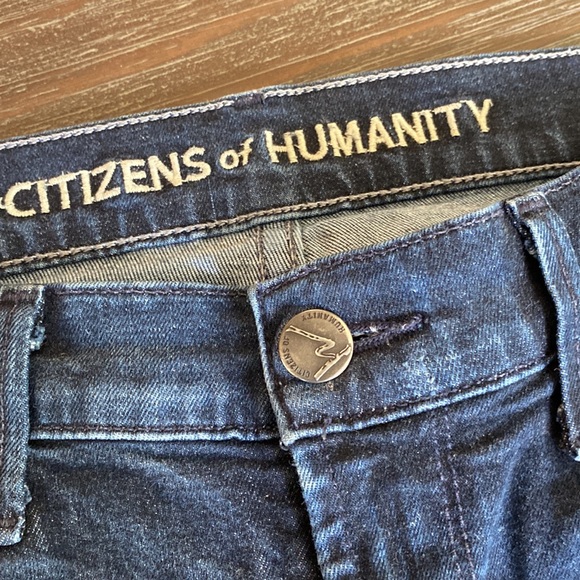 Citizens of Humanity ladies jeans in blue denim size 27. Straight leg extra long - Picture 5 of 14